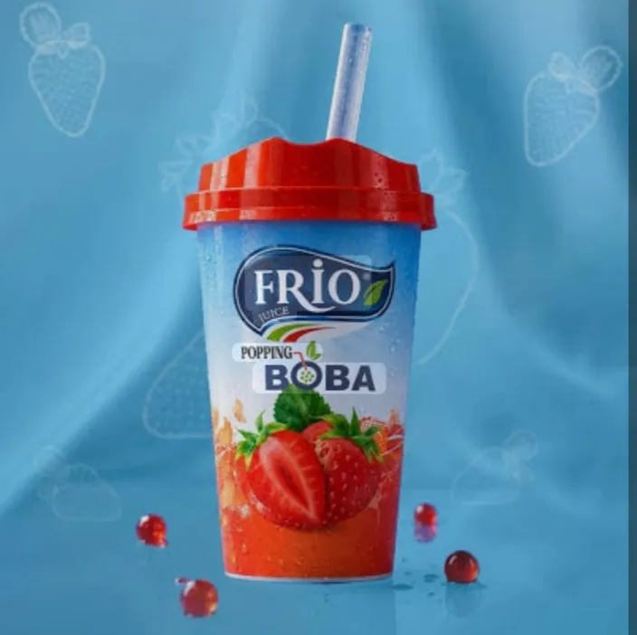 عصير FRiO BOBA بنكهة الفريز
